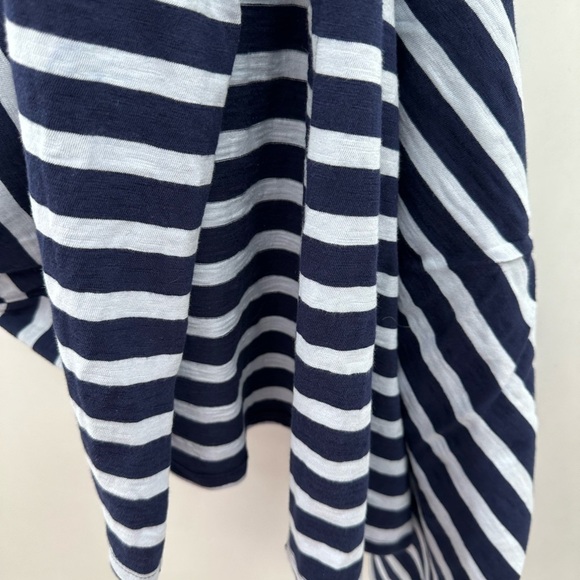 Lane Bryant racerback blue striped midi length cotton comfort casual dress 14/16 - Picture 8 of 10